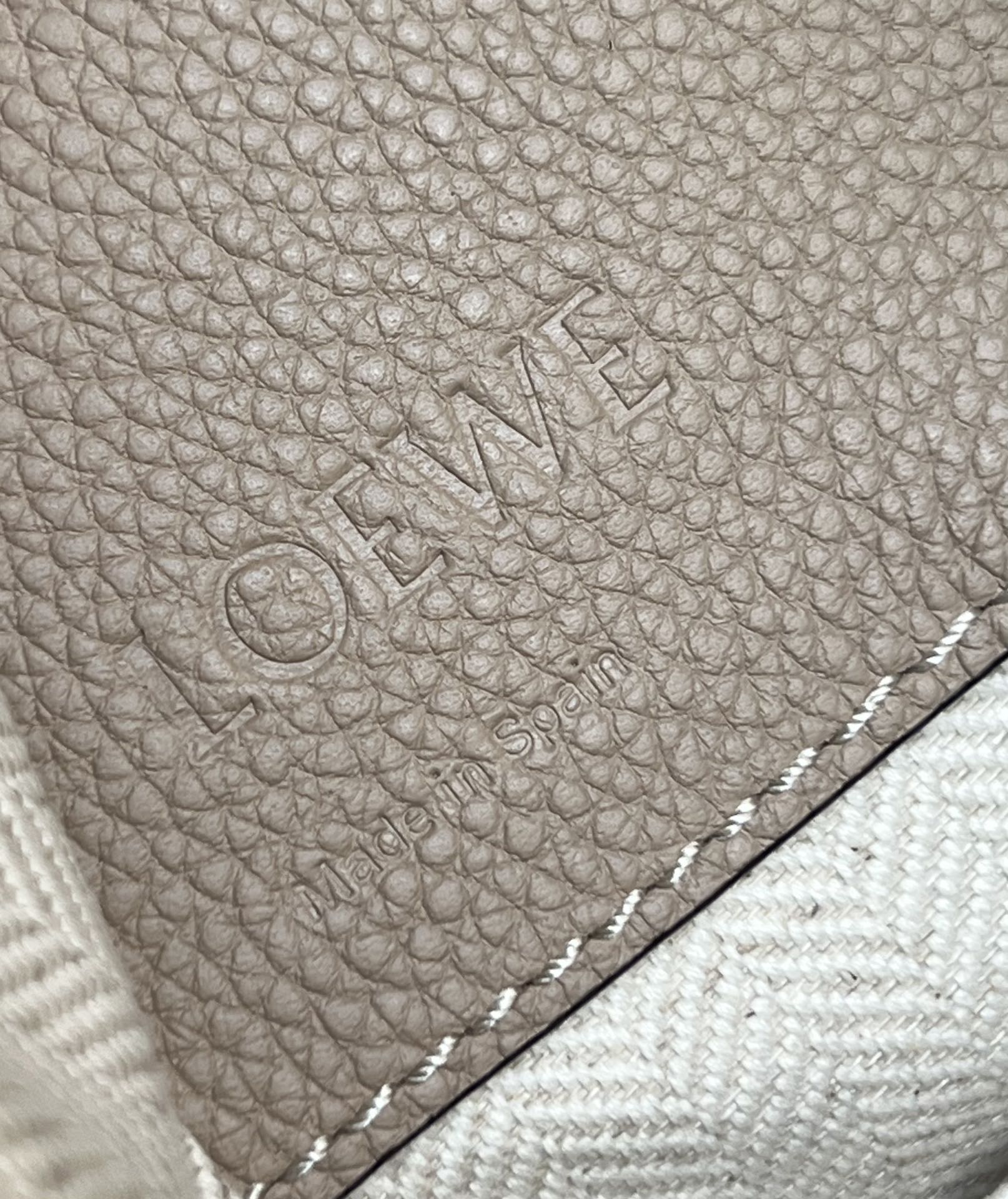 Loewe Compact Hammock Bag in Soft Grained Calfskin Khaki